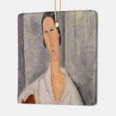 Amedeo Modigliani - Madame Hanka Zborowska Leaning Keramisch Ornament (Links)