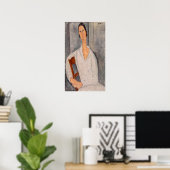 Amedeo Modigliani - Madame Hanka Zborowska Leaning Poster (Thuiskantoor)