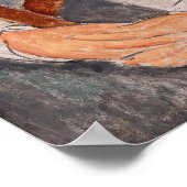 Amedeo Modigliani - Madame Hanka Zborowska Leaning Poster (Hoek)