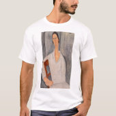 Amedeo Modigliani - Madame Hanka Zborowska Leaning T-shirt (Voorkant)