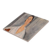 Amedeo Modigliani - Madame Hanka Zborowska Leaning Tegeltje (Zijkant)
