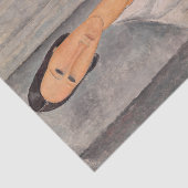 Amedeo Modigliani - Madame Hanka Zborowska Leaning Tissuepapier (Detail)
