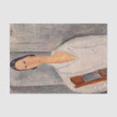 Amedeo Modigliani - Madame Hanka Zborowska Leaning Tissuepapier (Voorkant)