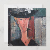 Amedeo Modigliani - Madame Pompadour Bedankkaart (Voorkant)