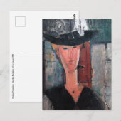 Amedeo Modigliani - Madame Pompadour Briefkaart (Voorkant / Achterkant)