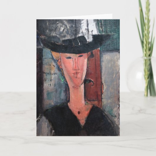 Amedeo Modigliani - Madame Pompadour Kaart (Voorkant)