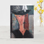 Amedeo Modigliani - Madame Pompadour Kaart (Gele Bloem)