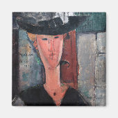 Amedeo Modigliani - Madame Pompadour Magneet (Voorkant)