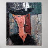 Amedeo Modigliani - Madame Pompadour Poster (Voorkant)