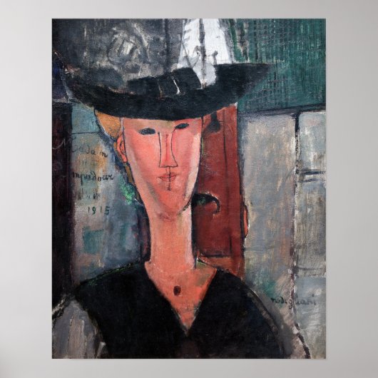 Amedeo Modigliani - Madame Pompadour Poster (Voorkant)