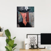 Amedeo Modigliani - Madame Pompadour Poster (Thuiskantoor)