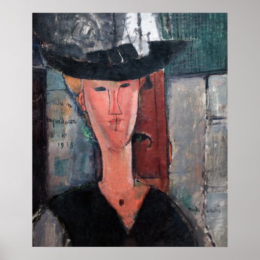 Amedeo Modigliani - Madame Pompadour Poster (Voorkant)