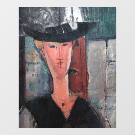 Amedeo Modigliani - Madame Pompadour Raamsticker (Vel)