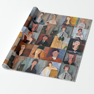 Amedeo Modigliani - Masterstuks Collage Cadeaupapier