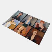 Amedeo Modigliani - Masterstuks Collage Deurmat (Schuin)