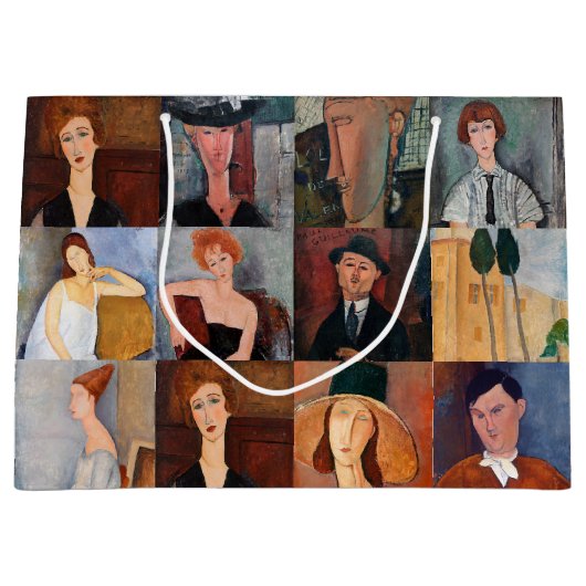 Amedeo Modigliani - Masterstuks Collage Groot Cadeauzakje (Voorkant)