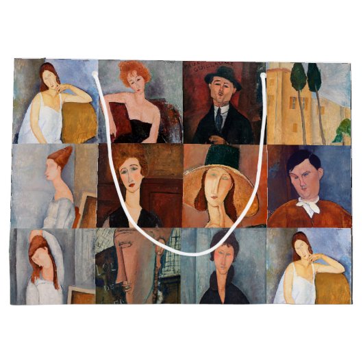 Amedeo Modigliani - Masterstuks Collage Groot Cadeauzakje (Achterkant)