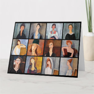 Amedeo Modigliani - Masterstuks Collage Kaart