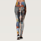 Amedeo Modigliani - Masterstuks Collage Leggings (Achterkant)