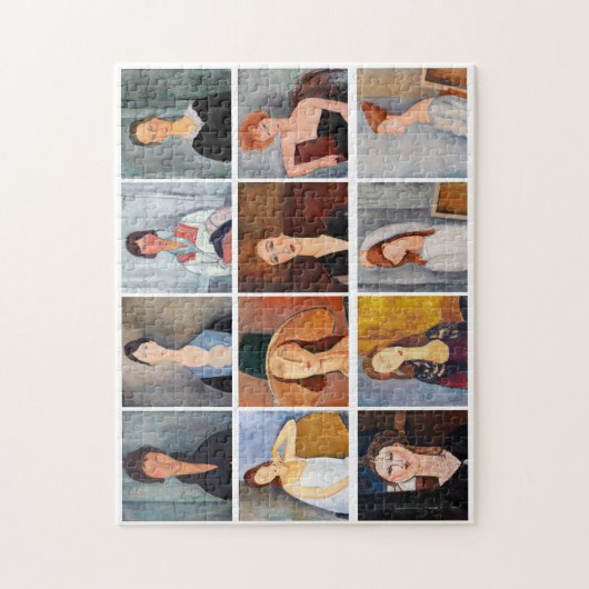 Amedeo Modigliani - Masterstuks Collage Legpuzzel (Verticaal)