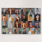 Amedeo Modigliani - Masterstuks Collage Legpuzzel (Horizontaal)