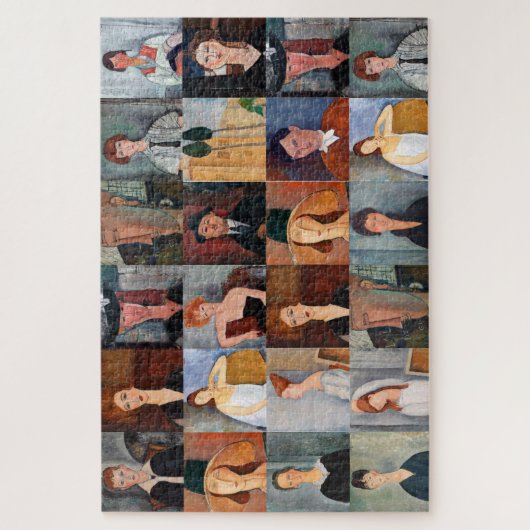 Amedeo Modigliani - Masterstuks Collage Legpuzzel (Verticaal)
