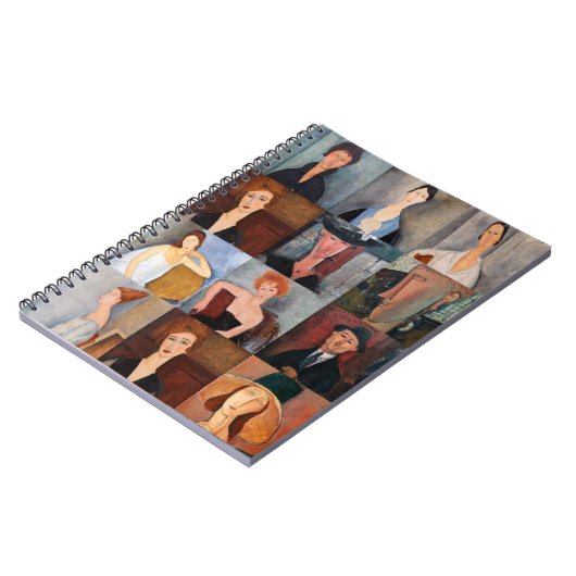 Amedeo Modigliani - Masterstuks Collage Notitieboek (Linkerzijde)