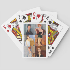 Amedeo Modigliani - Masterstuks Collage Pokerkaarten