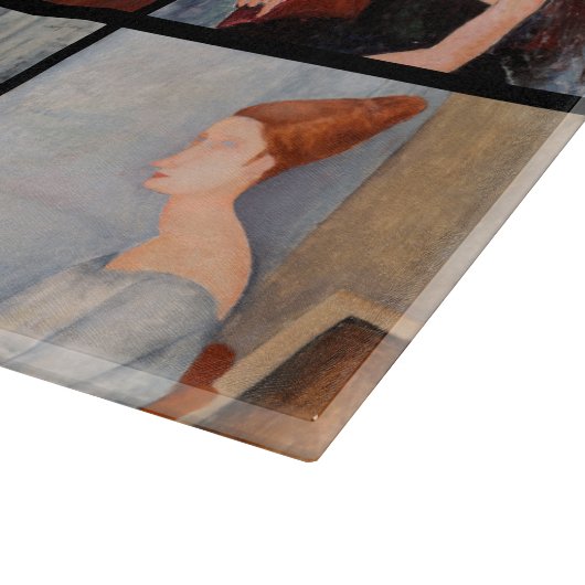 Amedeo Modigliani - Masterstuks Collage Snijplank (Hoek)