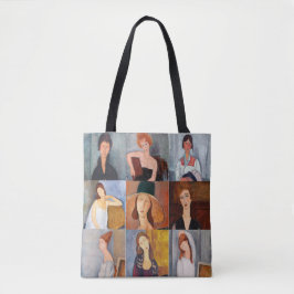 Amedeo Modigliani - Masterstuks Collage Tote Bag