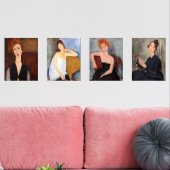 Amedeo Modigliani - Masterstuks Selection Muurkunst Sets (Woonkamer)