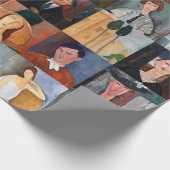 Amedeo Modigliani - Meesterwerken Collage Cadeaupapier (Hoek)