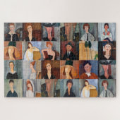 Amedeo Modigliani - Meesterwerken Collage Legpuzzel (Horizontaal)