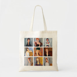 Amedeo Modigliani - Meesterwerken Collage Tote Bag