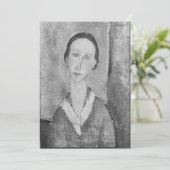 Amedeo Modigliani - Meisje in een zeemansblouse Kaart (Staand voorkant)