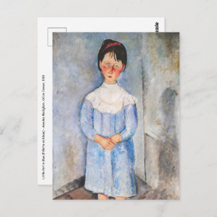 Amedeo Modigliani - Meisje in het blauw Briefkaart