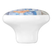 Amedeo Modigliani - Meisje in het blauw Keramische Knop (Zijkant)