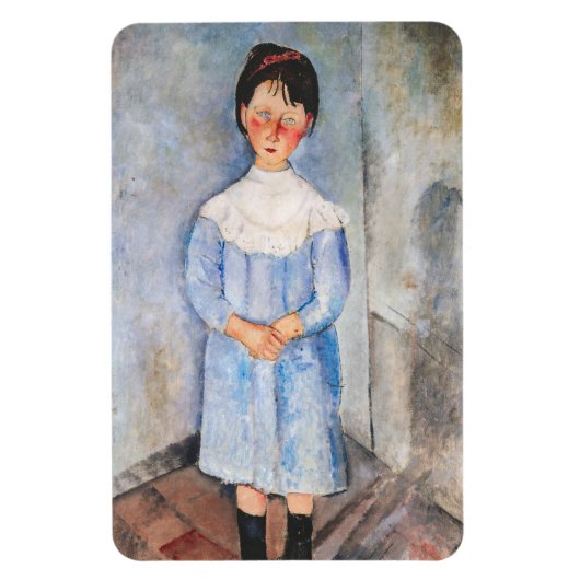 Amedeo Modigliani - Meisje in het blauw Magneet (Verticaal)