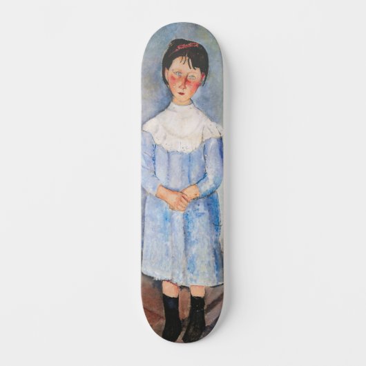 Amedeo Modigliani - Meisje in het blauw Persoonlijk Skateboard (Voorkant)