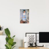Amedeo Modigliani - Meisje in het Blauw Poster (Thuiskantoor)