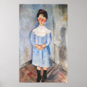 Amedeo Modigliani - Meisje in het blauw Poster (Voorkant)
