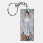 Amedeo Modigliani - Meisje in het blauw Sleutelhanger (Voorkant Links)