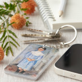 Amedeo Modigliani - Meisje in het blauw Sleutelhanger (Voorkant Rechts)