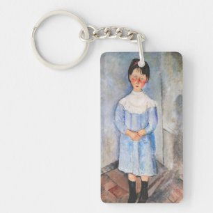 Amedeo Modigliani - Meisje in het blauw Sleutelhanger