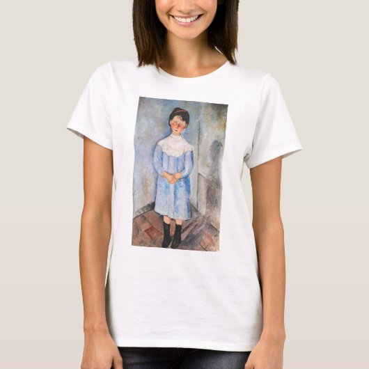 Amedeo Modigliani - Meisje in het blauw T-shirt (Voorkant)