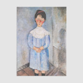 Amedeo Modigliani - Meisje in het blauw Tissuepapier