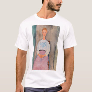 Amedeo Modigliani - Meisje met een Polka-Dot Blous T-shirt