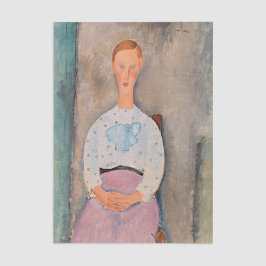 Amedeo Modigliani - Meisje met een Polka-Dot Blous Tissuepapier