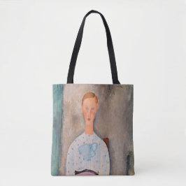 Amedeo Modigliani - Meisje met een Polka-Dot Blous Tote Bag