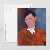 Amedeo Modigliani - Monsieur Deleu Briefkaart (Voorkant / Achterkant)